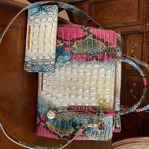 Brahmin Finley handbag with matching wallet